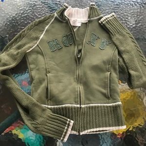 Roxy Zip Up Sweater, Size Small